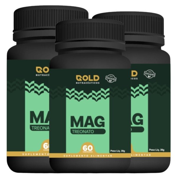 Gold Nutracêuticos Magn Treonato 60 cpr